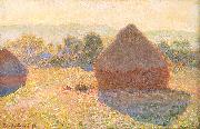 Meules, milieu du jour, Claude Monet